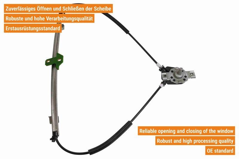 VAICO V10-0032 Fensterheber Manuell vorne rechts, 2/4 -Türer für VW