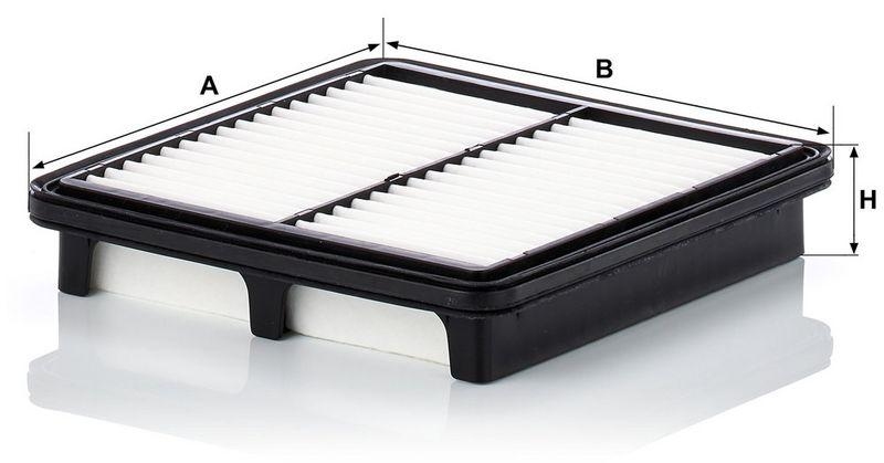 MANN-FILTER C 23 041 Luftfilter f&uuml;r Mazda