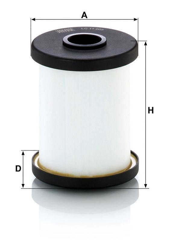 MANN-FILTER LC 11 005 x Entlueftungselement f&uuml;r Liebherr