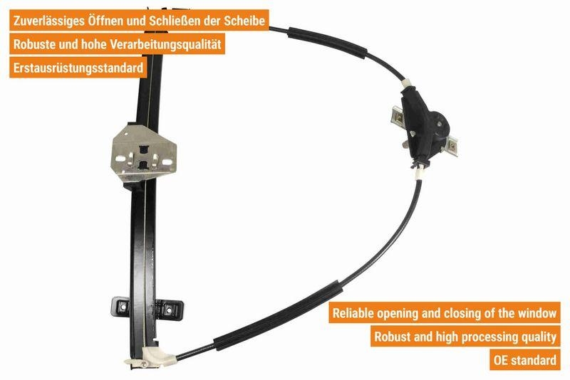 VAICO V10-0034 Fensterheber Manuell vorne rechts, 2/4 -Türer für VW