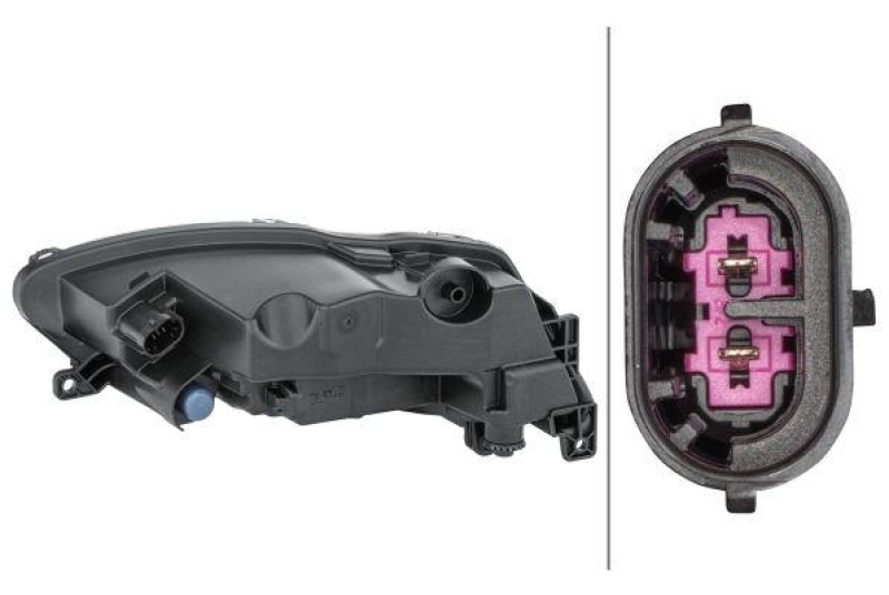 HELLA 1ND 012 996-041 Nebelscheinwerfer rechts LED SEAT