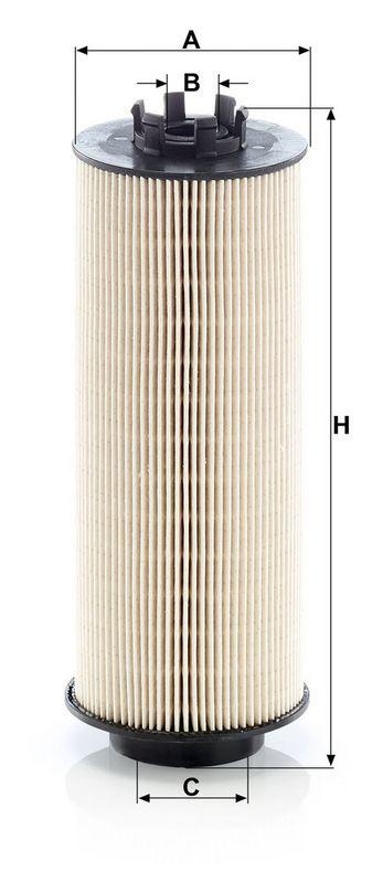 MANN-FILTER PU 966/1 x Kraftstoffilter f&uuml;r DAF