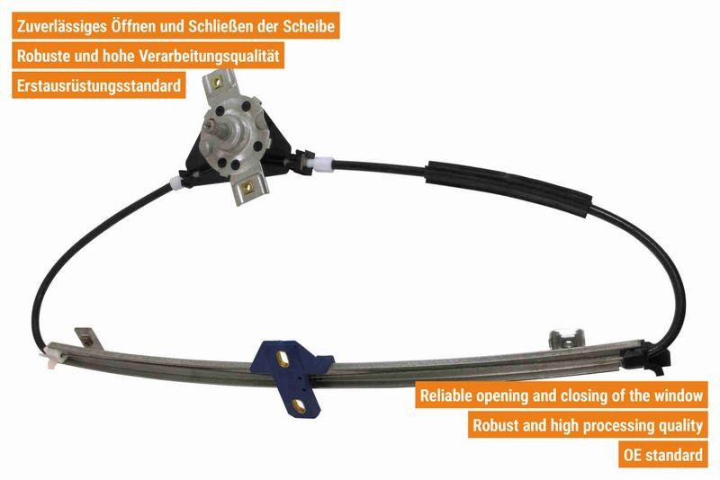 VAICO V10-0037 Fensterheber Manuell hinten links f&uuml;r VW