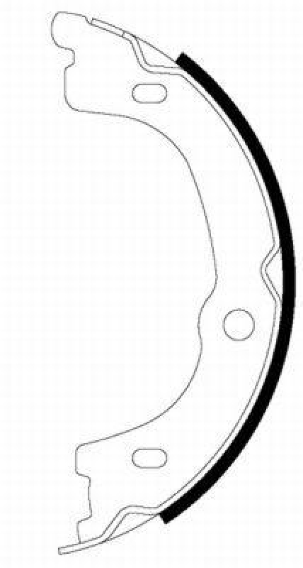 HELLA 8DA 355 050-251 Bremsbackensatz f&uuml;r KIA SORENTO I (JC)