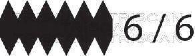 TRISCAN 8640 661195 Micro-V Keilripriemen f&uuml;r Ref. 6Dpk1195