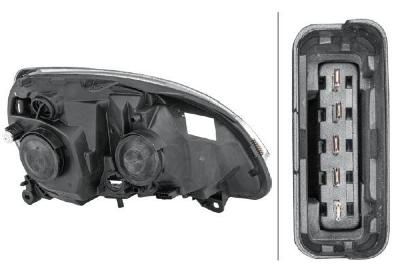 HELLA 1DB 008 461-731 Heckscheinwerfer links Halogen RENAULT