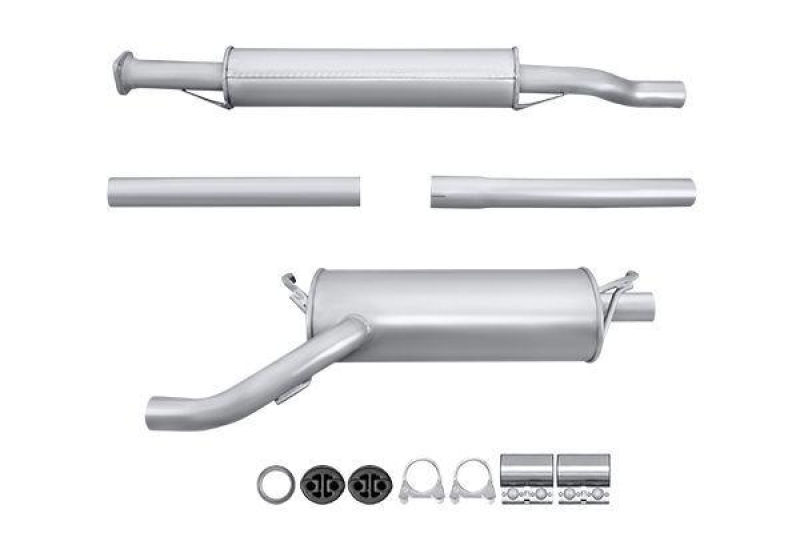 HELLA 8LD 366 035-871 Endschalldämpfer TOYOTA