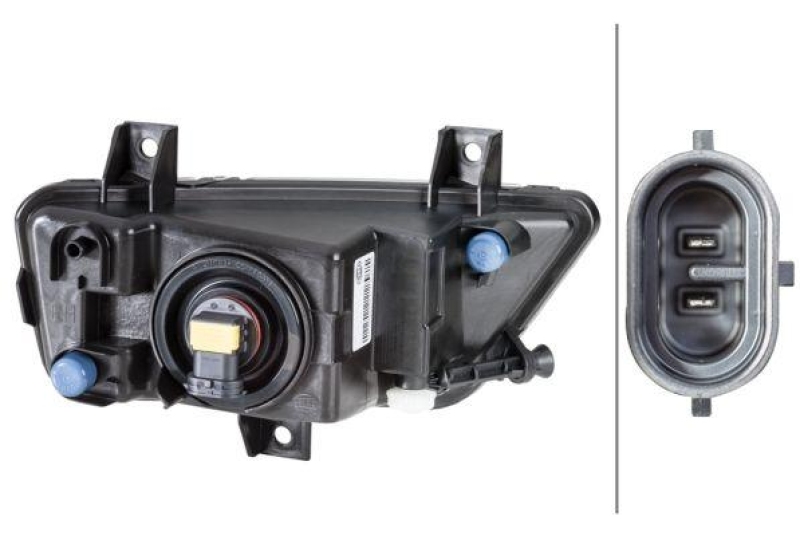 HELLA 1ND 013 017-011 Nebelscheinwerfer links Halogen SKODA