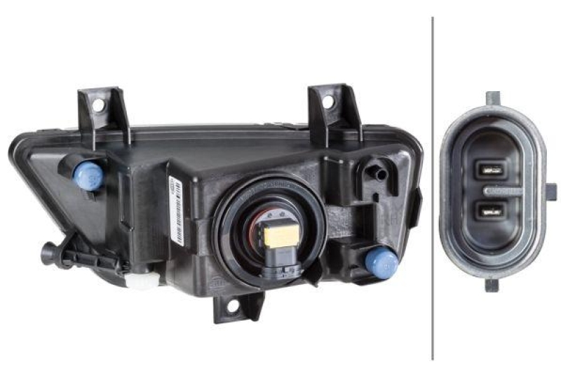 HELLA 1ND 013 017-021 Nebelscheinwerfer rechts Halogen SKODA