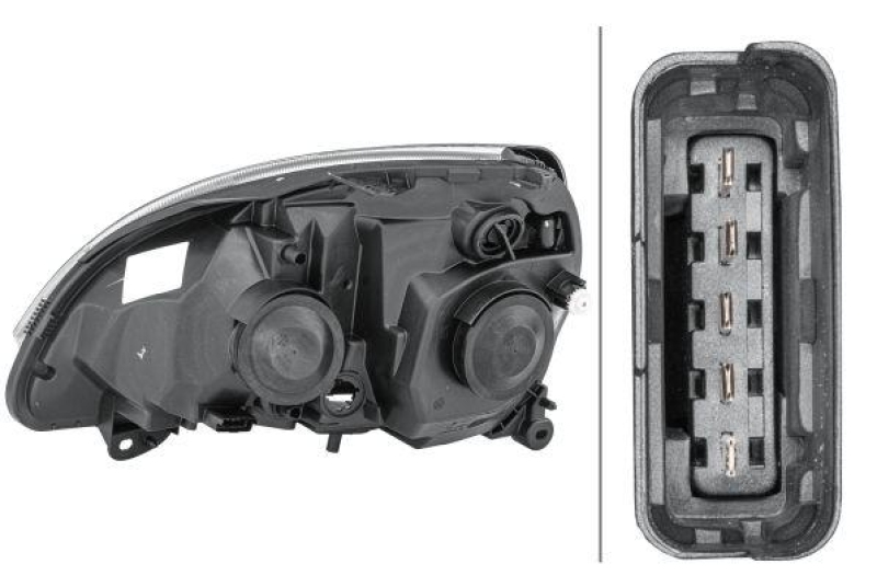HELLA 1DB 008 461-201 Heckscheinwerfer rechts Halogen RENAULT