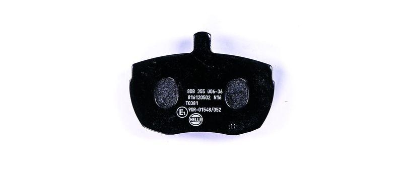 HELLA 8DB 355 006-361 Bremsbelagsatz, Scheibenbremsbelag für FORD/LDV/LANDROVER