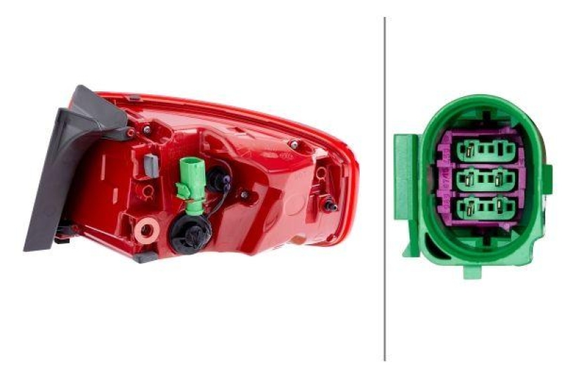 HELLA 2SK 010 916-091 Heckleuchte links Hybrid AUDI