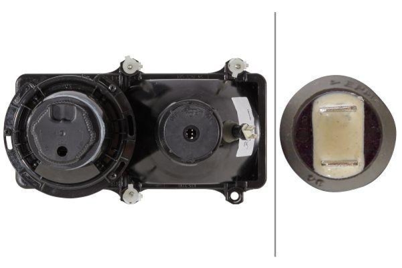 HELLA 1DL 005 600-097 Heckscheinwerfer Halogen