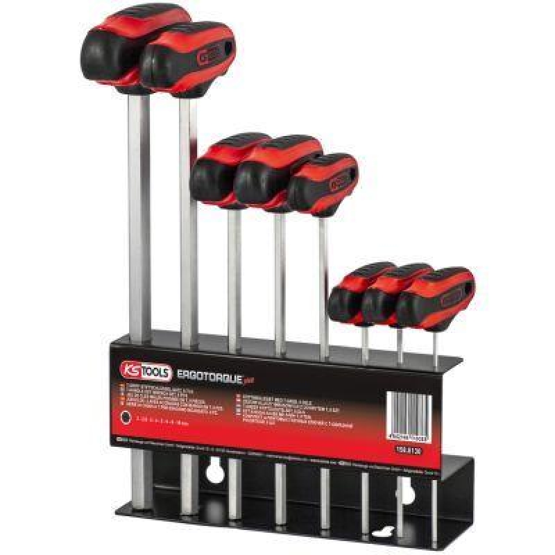 KS TOOLS 158.8130 T-Griff-Innensechskant-Schlüssel-Satz