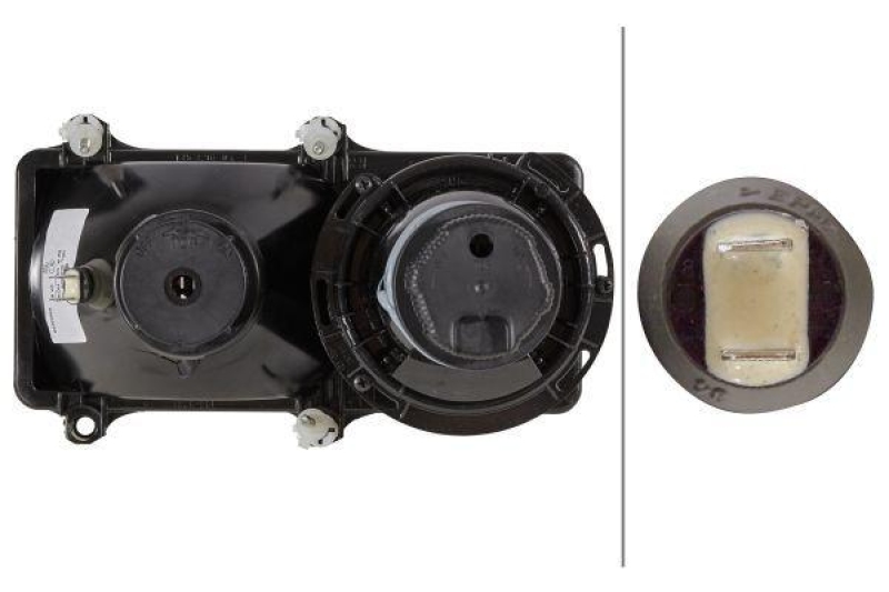 HELLA 1DL 005 600-107 Heckscheinwerfer Halogen