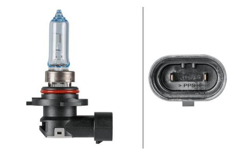 HELLA 8GH 223 498-161 Glühleuchte 12V HB3 P20d