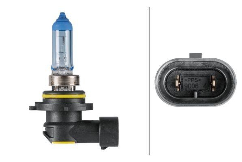 HELLA 8GH 223 498-171 Glühleuchte 12V HB4 P22d