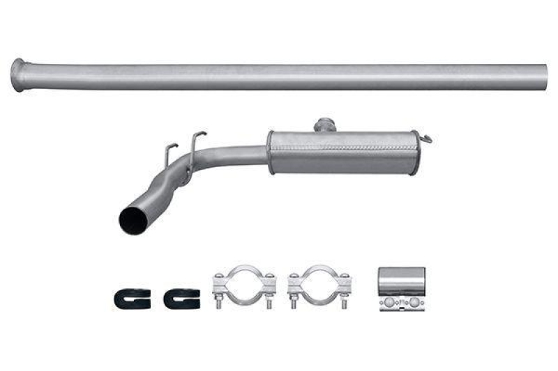 HELLA 8LC 366 025-641 Mittelschalldämpfer RENAULT