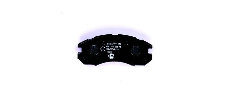 HELLA 8DB 355 006-461 Bremsbelagsatz, Scheibenbremsbelag f&uuml;r SUBARU