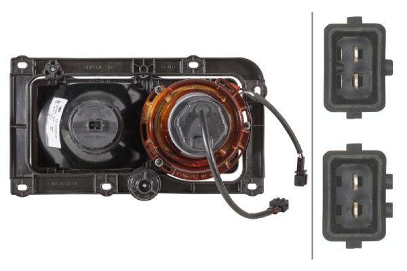 HELLA 1DL 007 872-081 Heckscheinwerfer Halogen