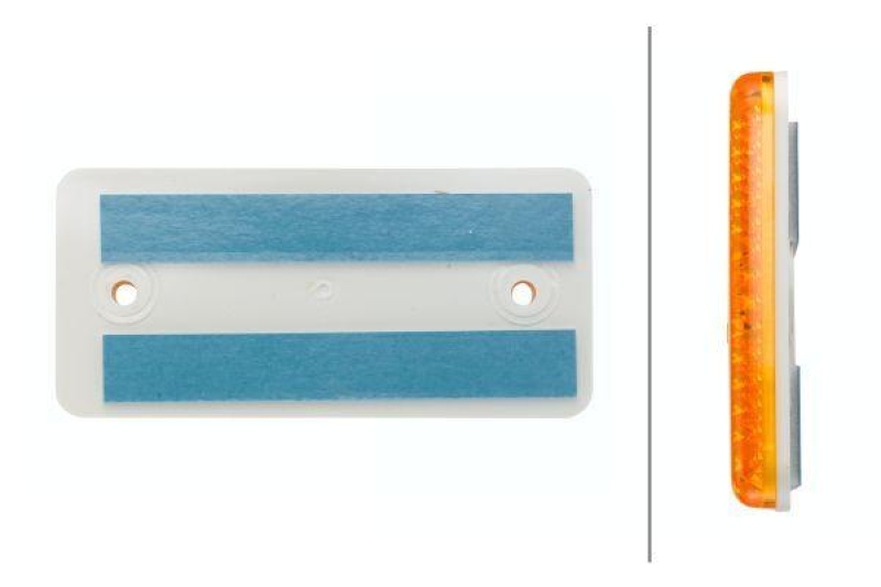 HELLA 8RA 003 326-071 Rückstrahler Rechteck