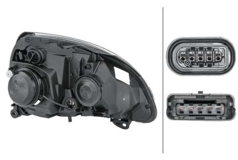 HELLA 1DL 008 461-791 Heckscheinwerfer links Xenon RENAULT