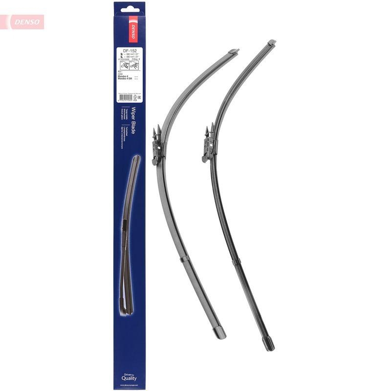 DENSO DF-152 Wischer Flat Blade KIT FORD MONDEO V Turnier (CF) 2.0 TDCi (14-)