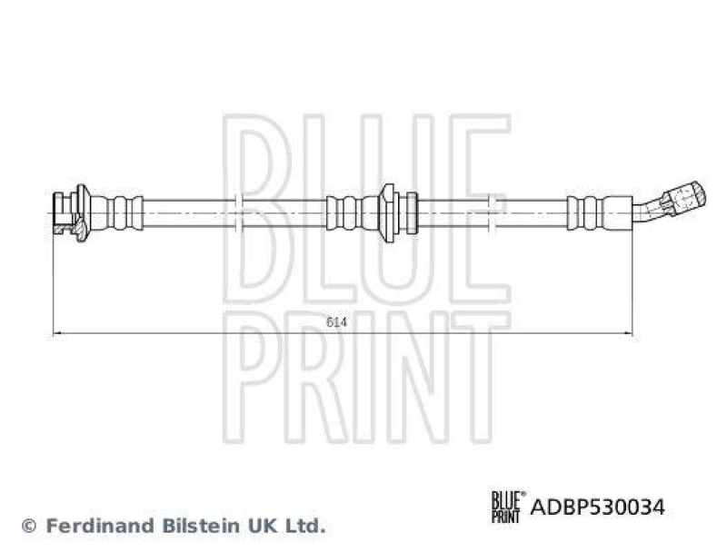 BLUE PRINT ADBP530034 Bremsschlauch für NISSAN