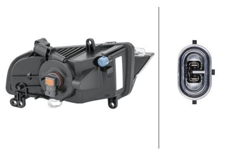 HELLA 1NE 010 832-171 Nebelscheinwerfer links Halogen AUDI