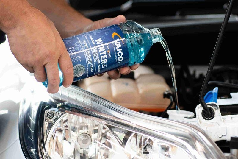 VAICO V60-0123 Reiniger, Scheibenreinigungsanlage Clean Screen_Winter Farbe : Blau/ 1,0 L