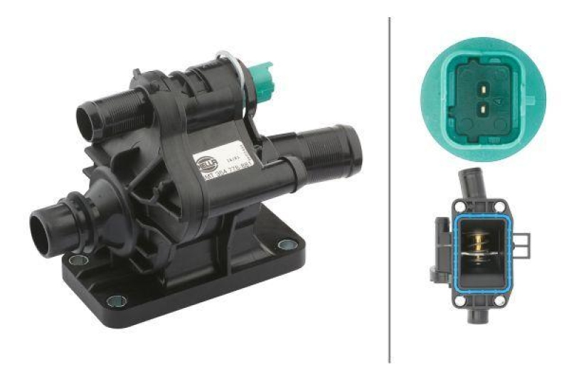 HELLA 8MT 354 776-881 Thermostat, Kühlmittel für SUZUKI/FIAT/MINI/MAZDA/..