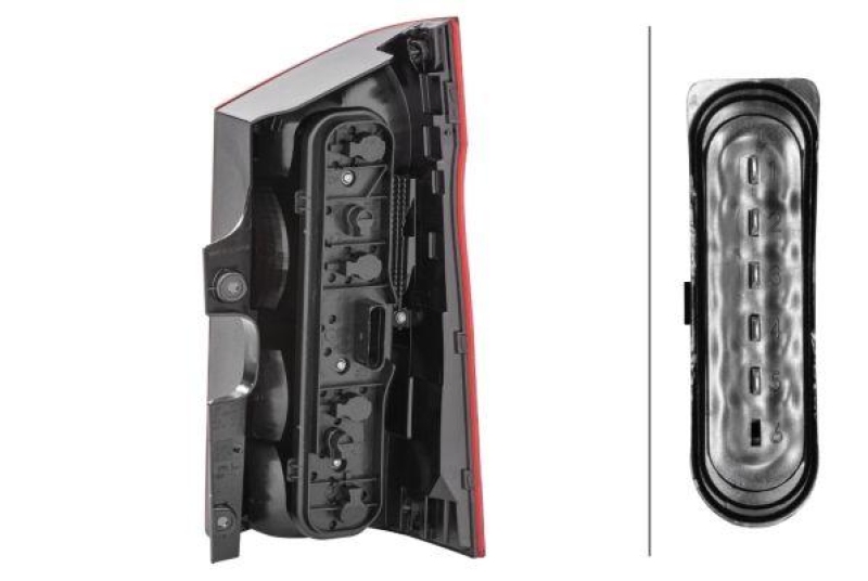 HELLA 2SK 011 581-311 Heckleuchte links Halogen MB