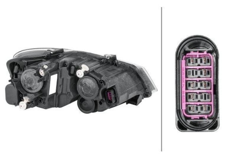 HELLA 1EB 012 034-051 Heckscheinwerfer links Halogen VW