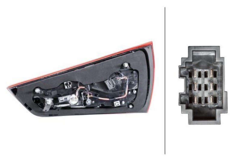 HELLA 2SK 011 735-051 Heckleuchte links Hybrid AUDI