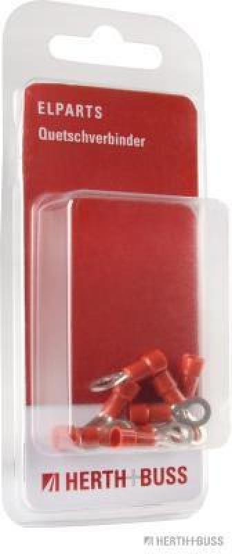 HERTH+BUSS 50252112066 Quetschverbinder 0,5-1 mm&sup2;, &Oslash; 4,3 mm, DIN 46237, 10 St&uuml;ck