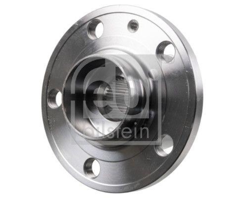 FEBI BILSTEIN 24414 Radlagersatz mit Radnabe, ABS-Impulsring und Achsmutter f&uuml;r VW-Audi