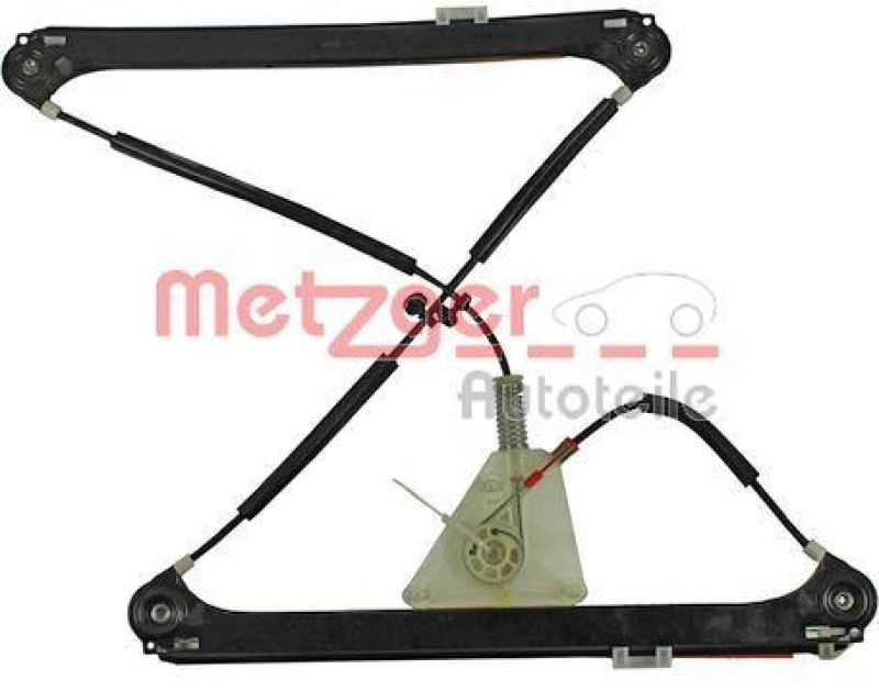 METZGER 2160328 Fensterheber Ohne Motor für AUDI vorne rechts