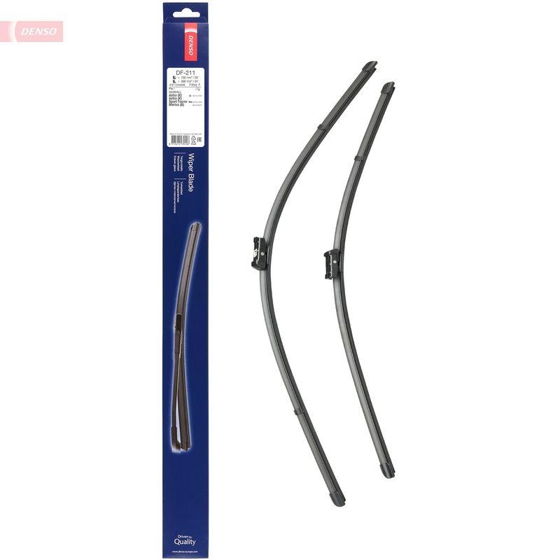 DENSO DF-211 Wischer Flat Blade KIT VAUXHALL ASTRA Mk VII (K) (B16) 1.6 CDTI (15-20)