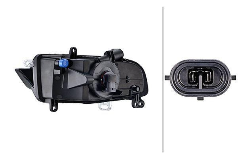 HELLA 1NE 010 832-381 Nebelscheinwerfer rechts Halogen AUDI
