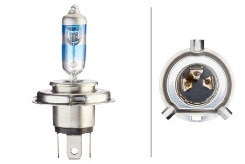 HELLA 8GJ 223 498-021 Glühleuchte 12V H4 P43t