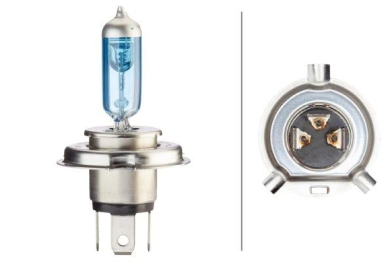 HELLA 8GJ 223 498-121 Glühleuchte 12V H4 P43t