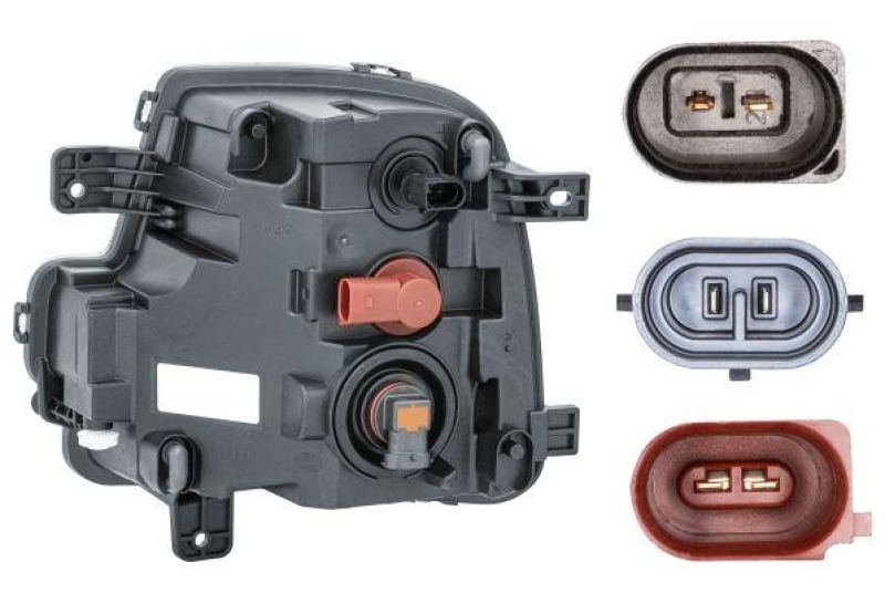 HELLA 1NE 011 694-121 Nebelscheinwerfer rechts Halogen VW