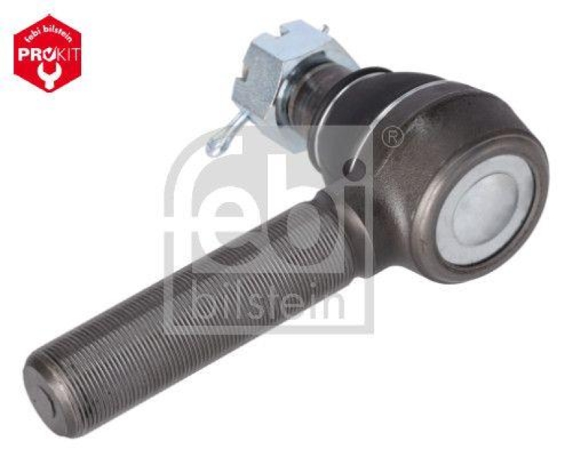 FEBI BILSTEIN 178272 Spur- / Lenkstangenendst&uuml;ck mit Kronenmutter und Splint f&uuml;r RENAULT (RVI)