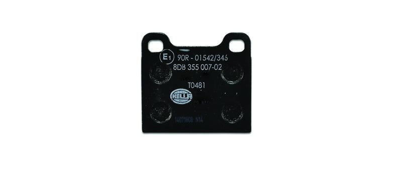 HELLA 8DB 355 007-021 Bremsbelagsatz, Scheibenbremsbelag für ALFA/BMW/MB/OPEL/...