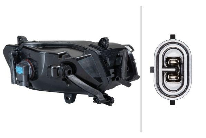 HELLA 1NG 354 842-011 Nebelscheinwerfer links Halogen AUDI