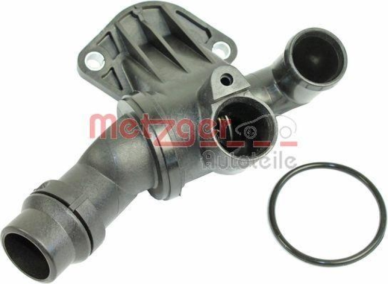 METZGER 4006216 Thermostat K&uuml;hlmittel, Mit Geh&auml;use f&uuml;r AUDI/SEAT/SKODA/VW/&Ouml;FFNUNGSTEMP. [&deg;C]87