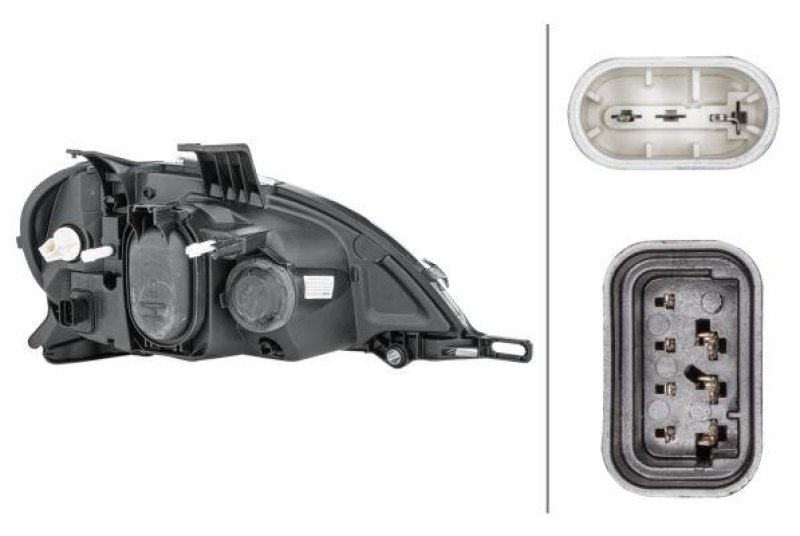 HELLA 1EA 963 130-451 Hauptscheinwerfer, links f&uuml;r MB M-CLASS (W163)