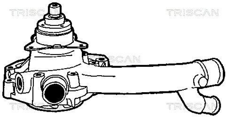TRISCAN 8600 23828 Wasserpumpe f&uuml;r Mercedes 190, 200, 230