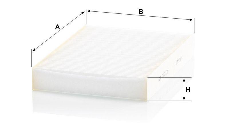 MANN-FILTER CU 27 009 Innenraumluftfilter f&uuml;r Renault