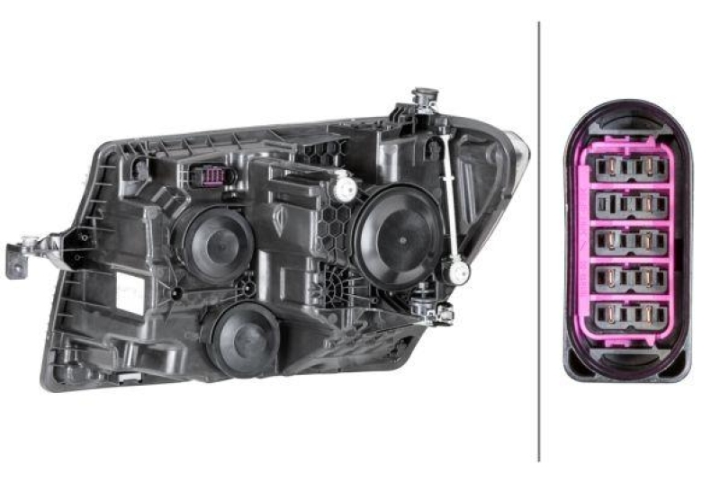 HELLA 1EB 012 830-021 Heckscheinwerfer rechts Halogen VW